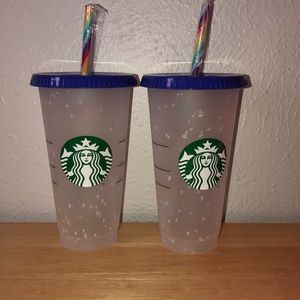 Starbucks confetti reusable cold cups
